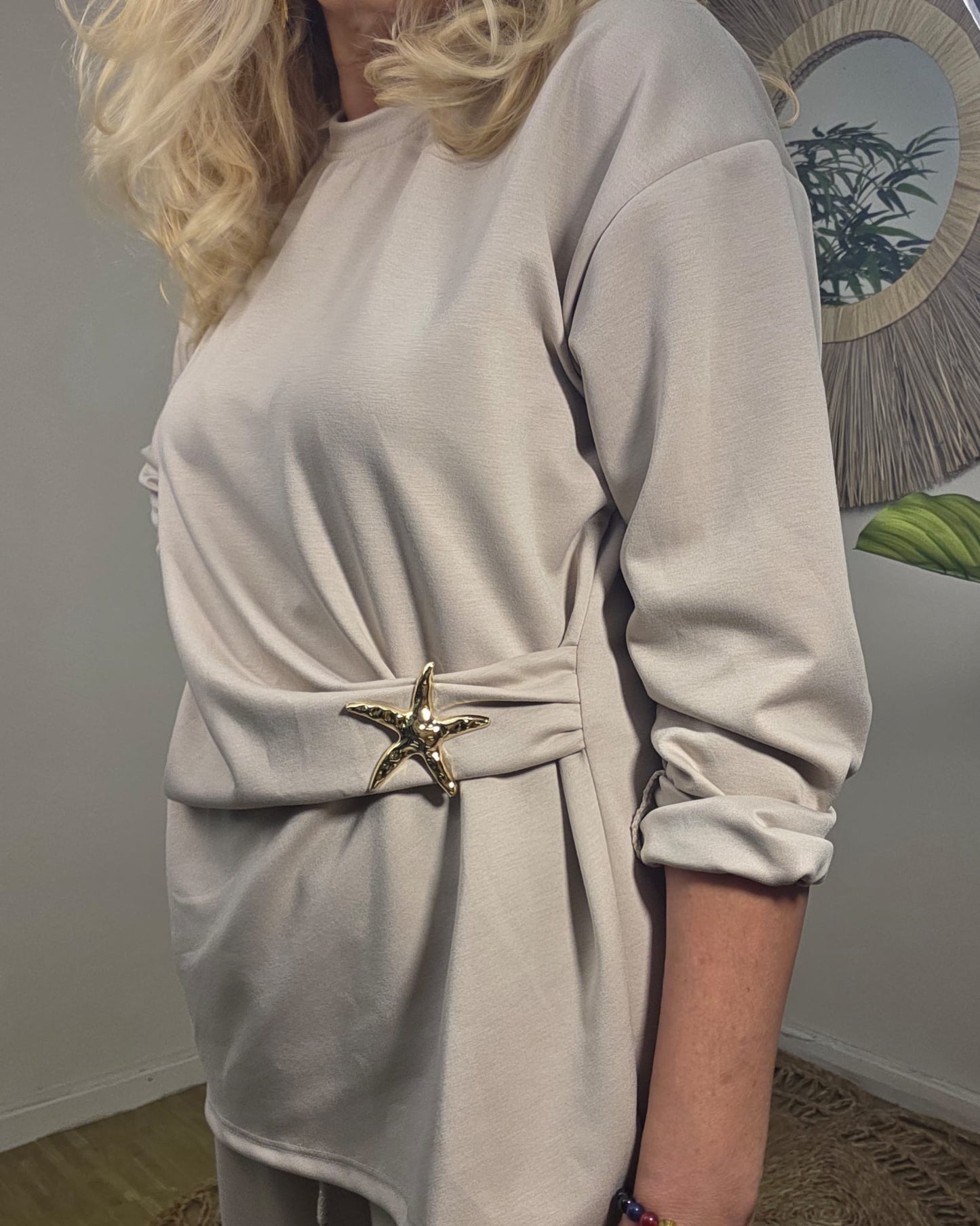 Two piece leisure set Cream