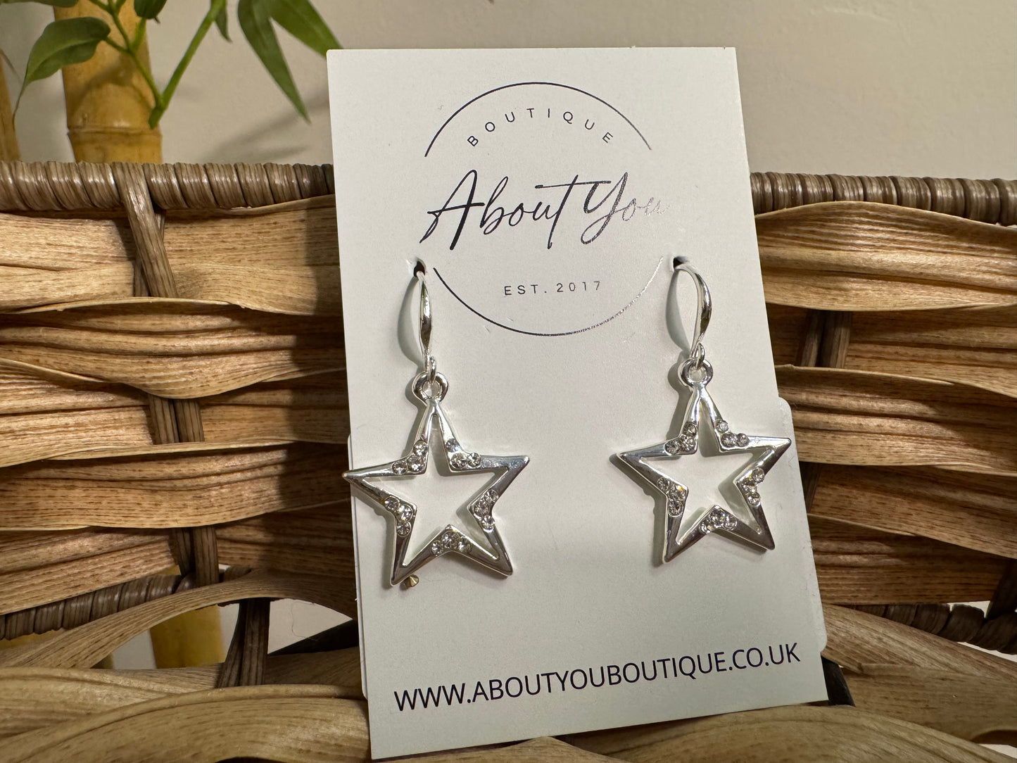 Dangle Star Earrings