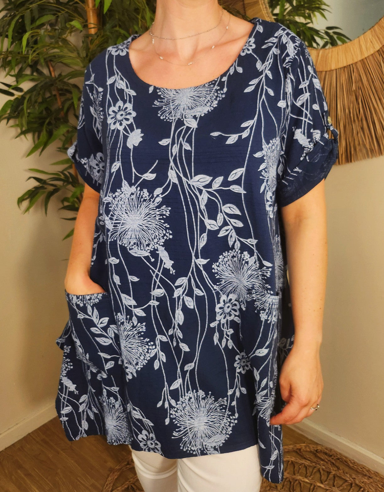 Fleurie Top Navy