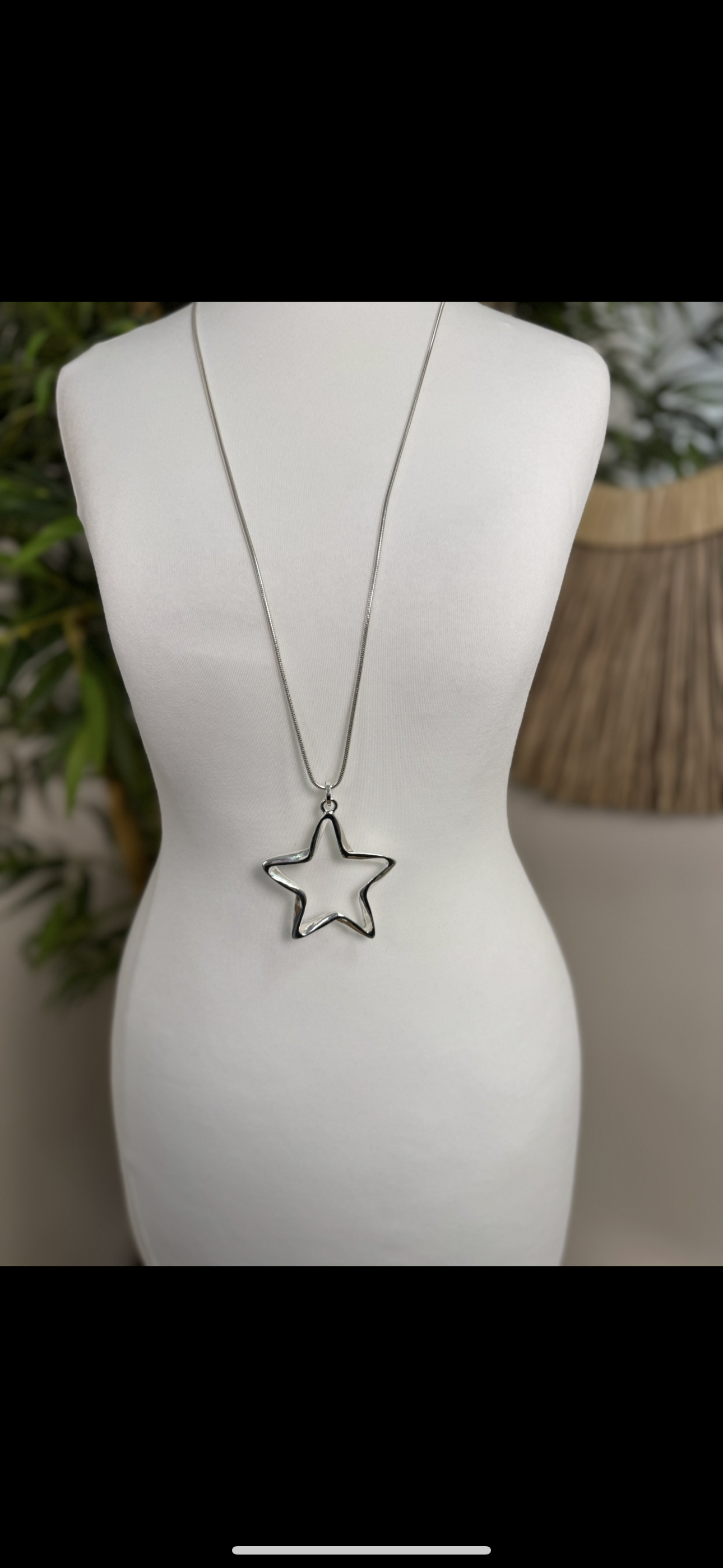 Hammered Star Necklace