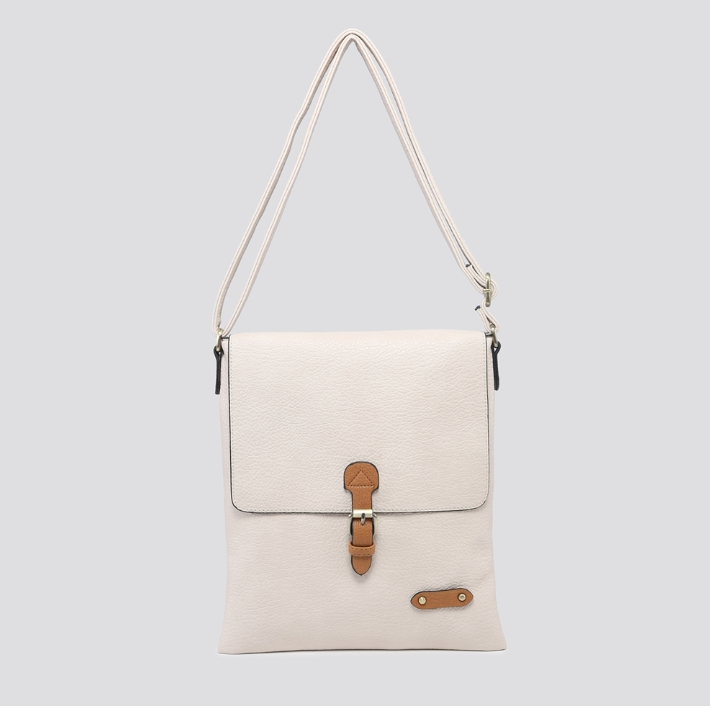 Raffy cross-body bag Cream