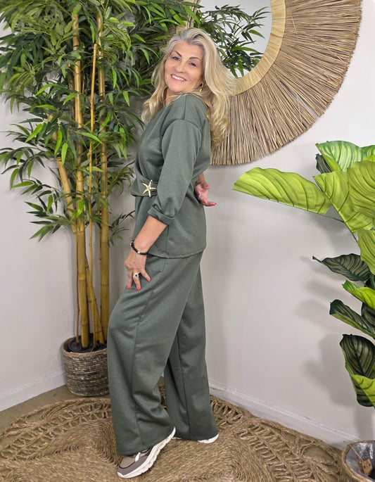 Two piece leisure set Khaki