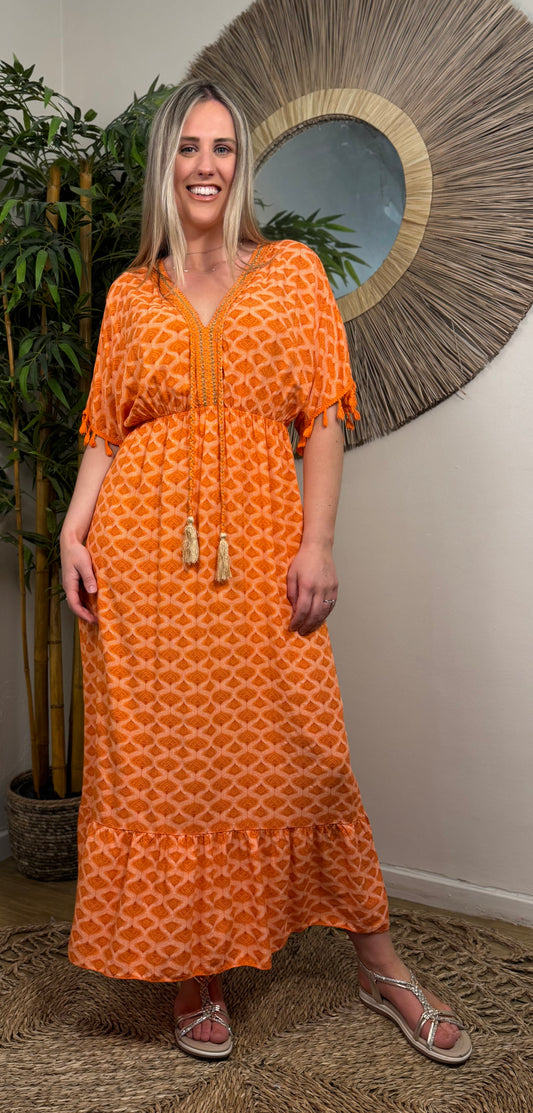 Matilda Dress Orange