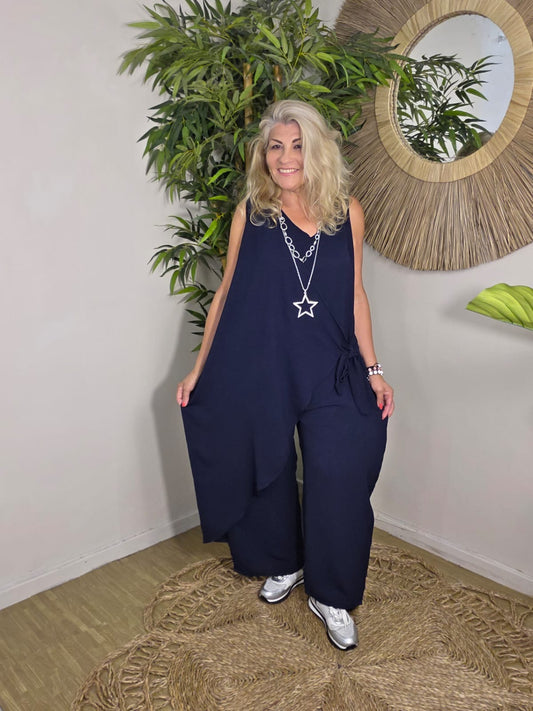 Wrap Jumpsuit   Navy