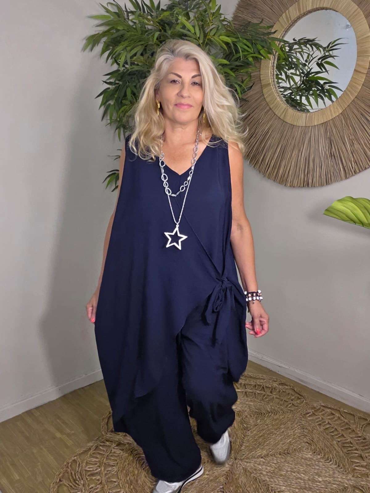 Wrap Jumpsuit   Navy