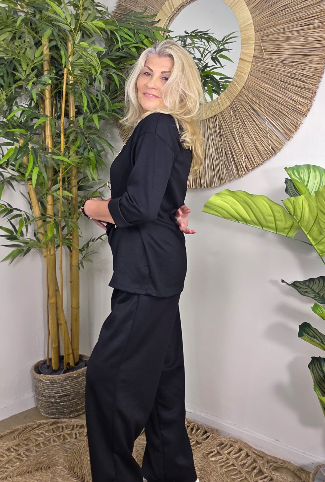Two piece leisure set Black