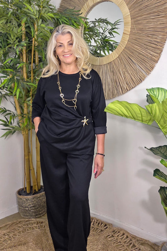 Two piece leisure set Black
