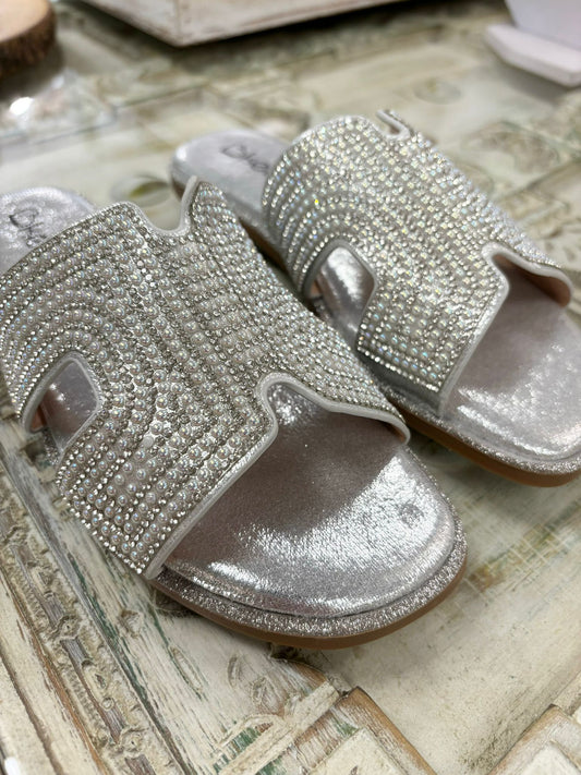 Sparkle silver Sandals