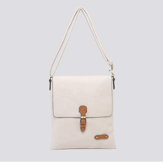 Raffy cross-body bag Cream